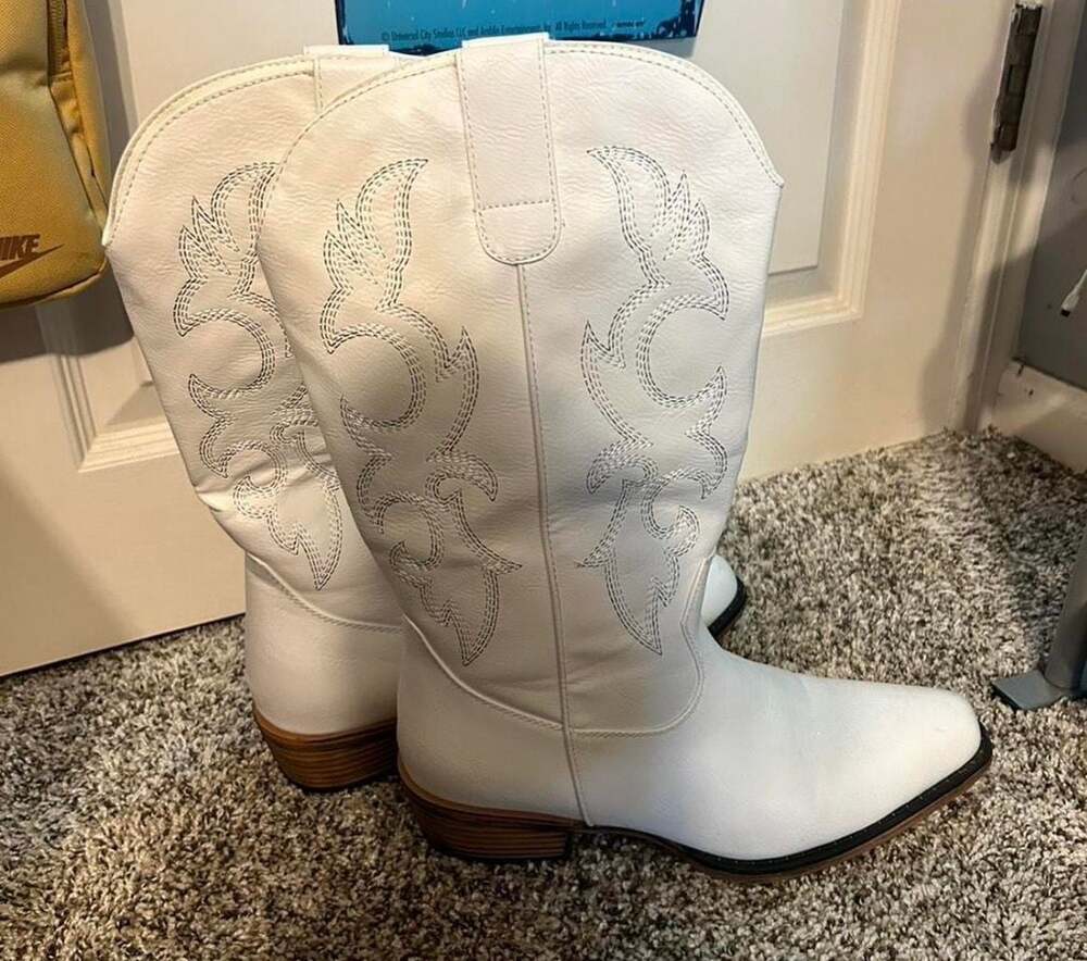 Cowboy Boots Women Knee High Wide Calf Western Boot size 9.5